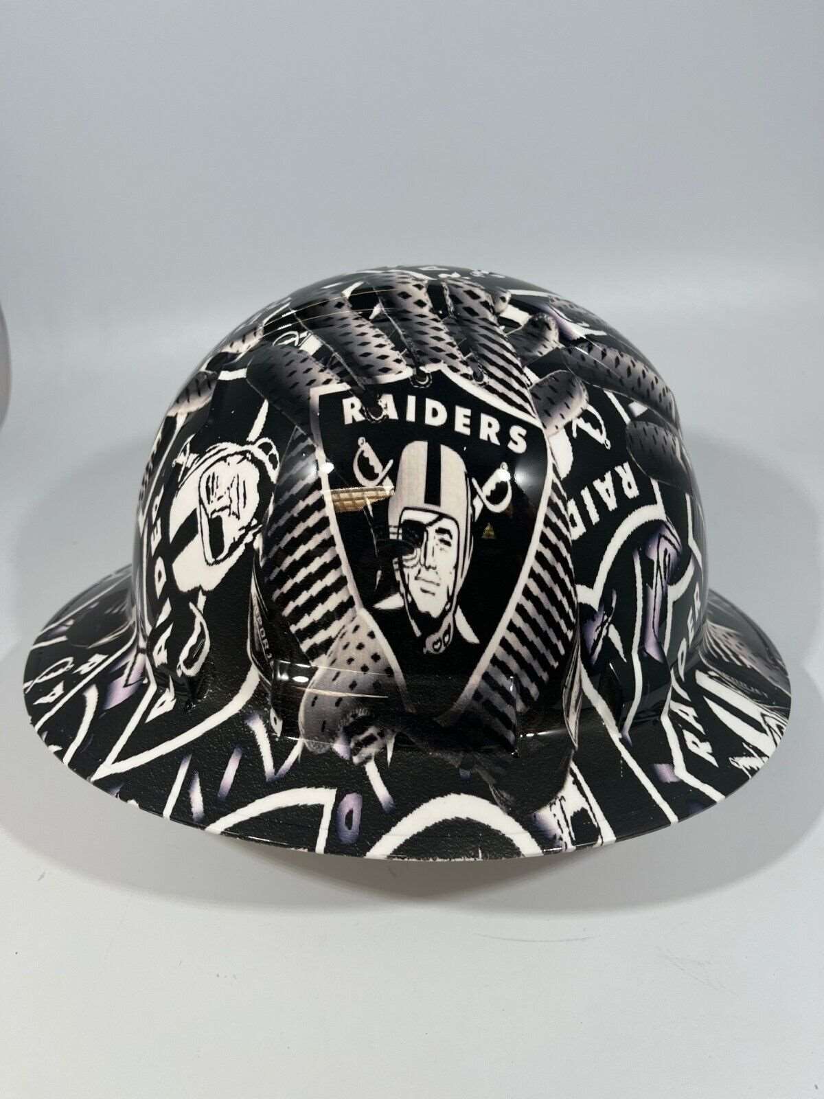 Badass hard hat with a Hydro dipped team design 