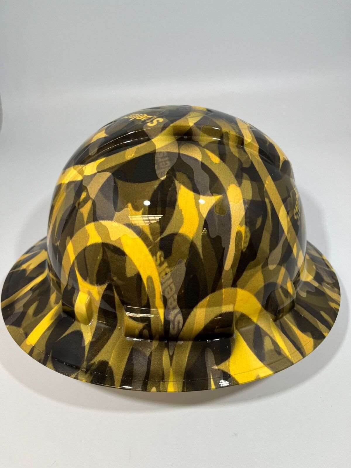 Badass hard hat with a Hydro dipped team design 