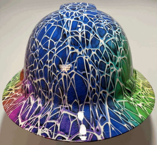 Badass hard hat with a Hydro dipped design 