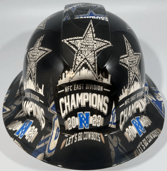 Badass hard hat with a Hydro dipped team design 