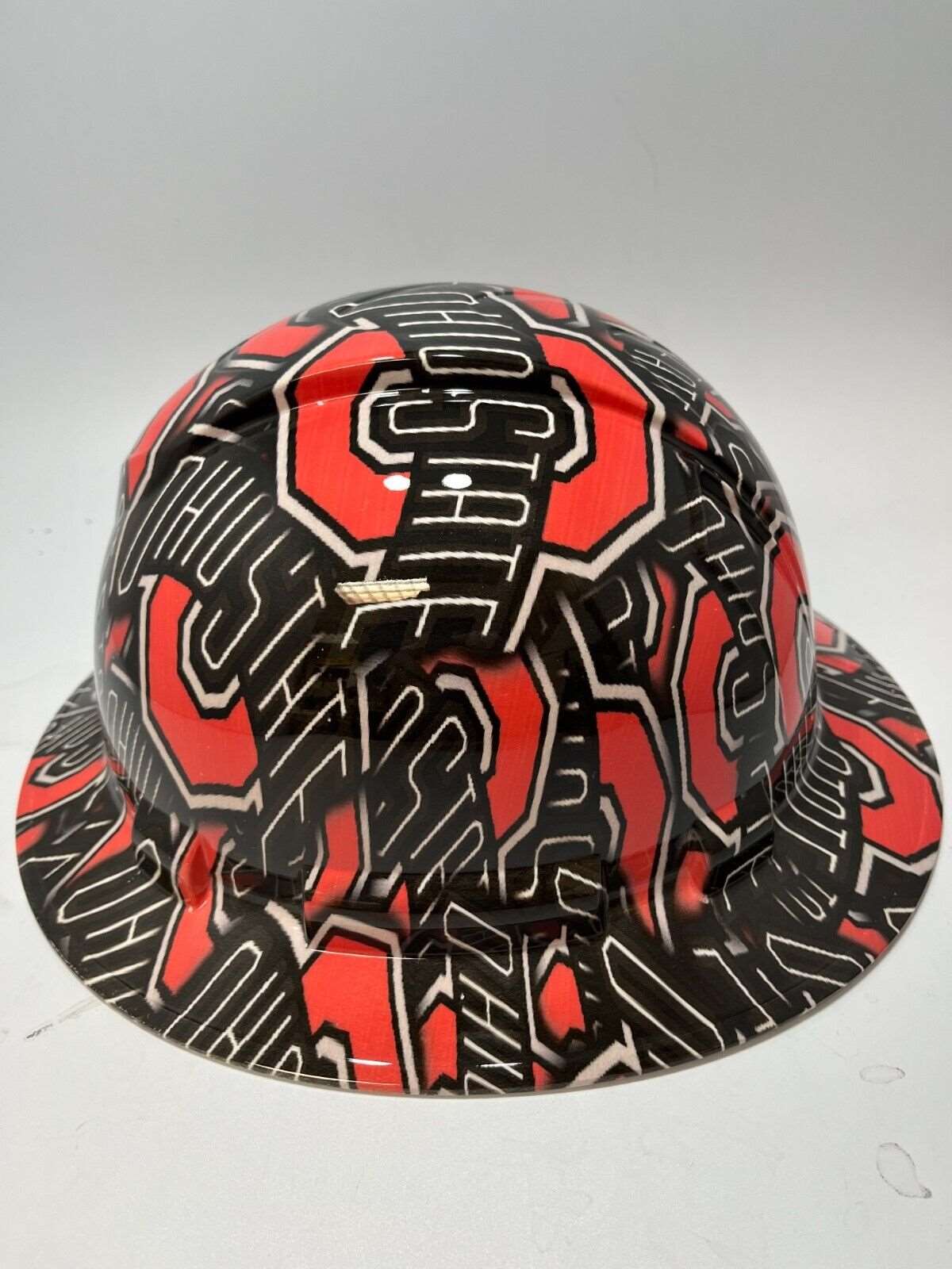 Badass hard hat with a Hydro dipped team design 