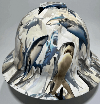 Badass hard hat with a Hydro dipped design 