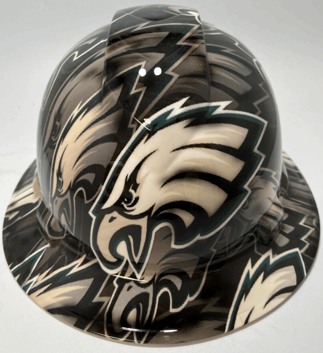 Badass hard hat with a Hydro dipped team design 