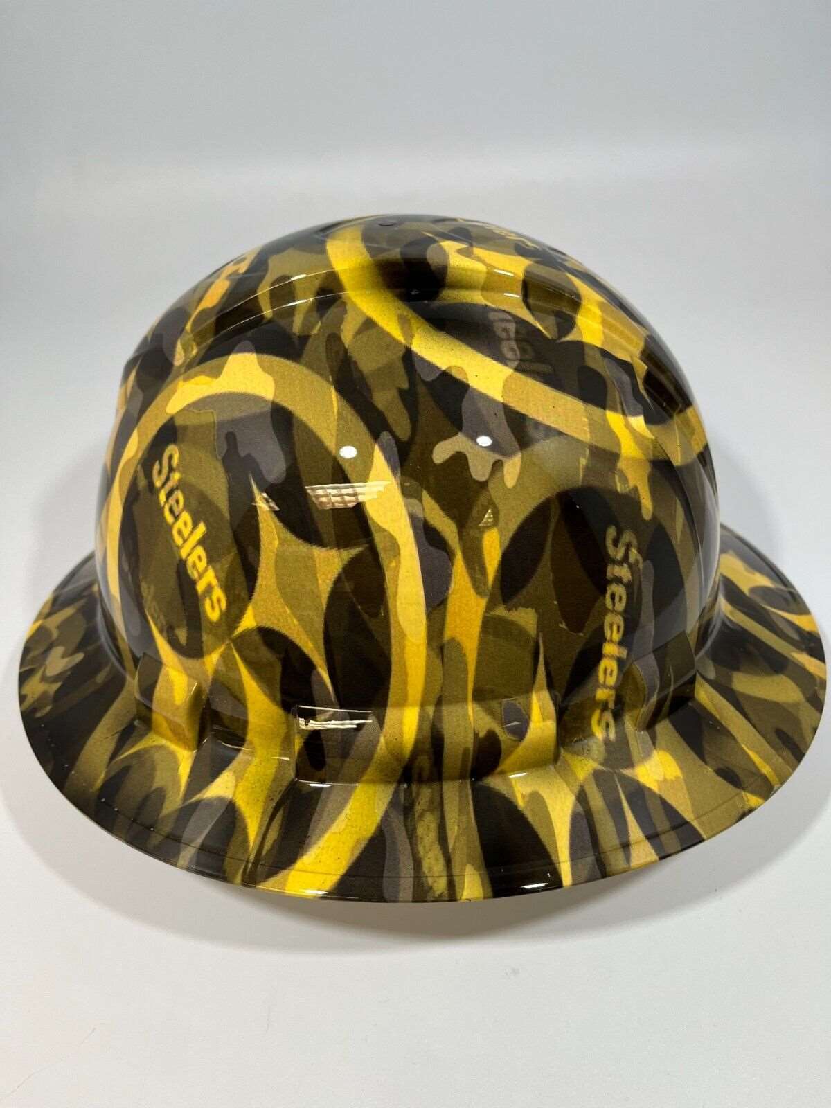 Badass hard hat with a Hydro dipped team design 