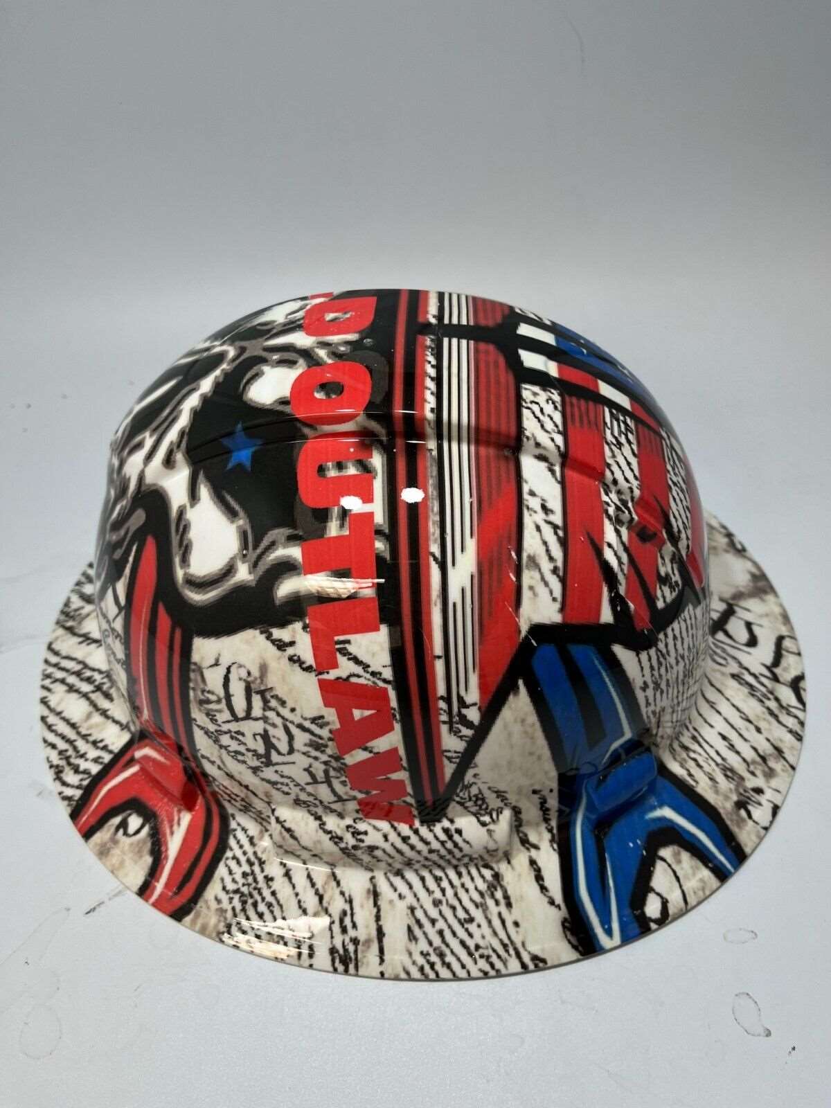 Badass hard hat with a Hydro dipped design 