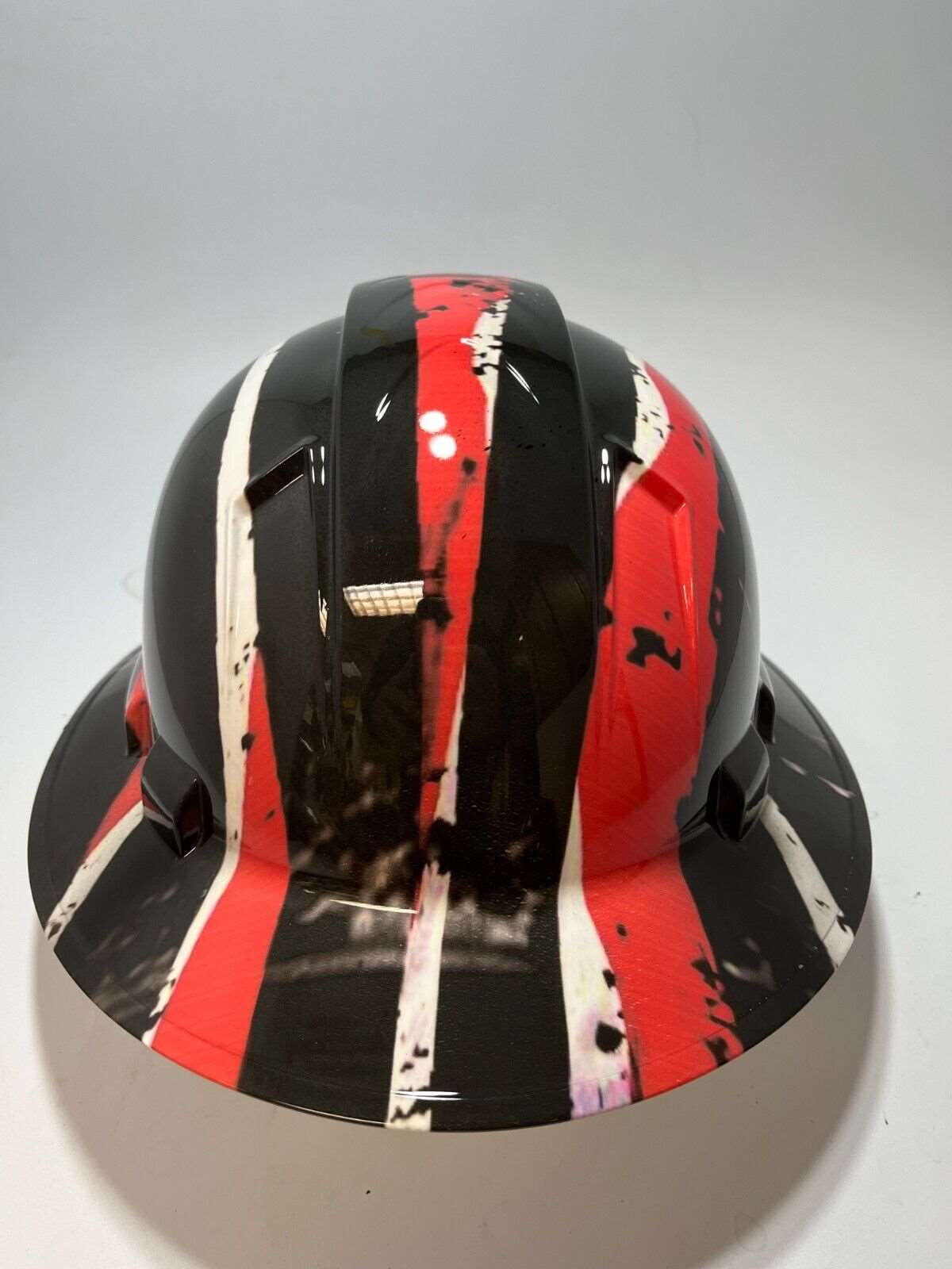 Badass hard hat with a Hydro dipped team design 