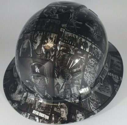 Badass hard hat with a Hydro dipped streaming design 