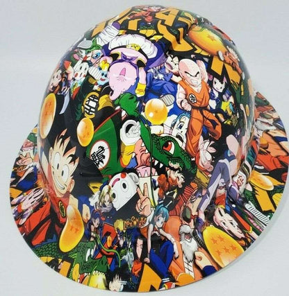 Badass hard hat with a Hydro dipped streaming design 