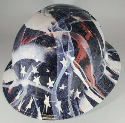 Bad ass hardhat with  hydro dipped Forces design