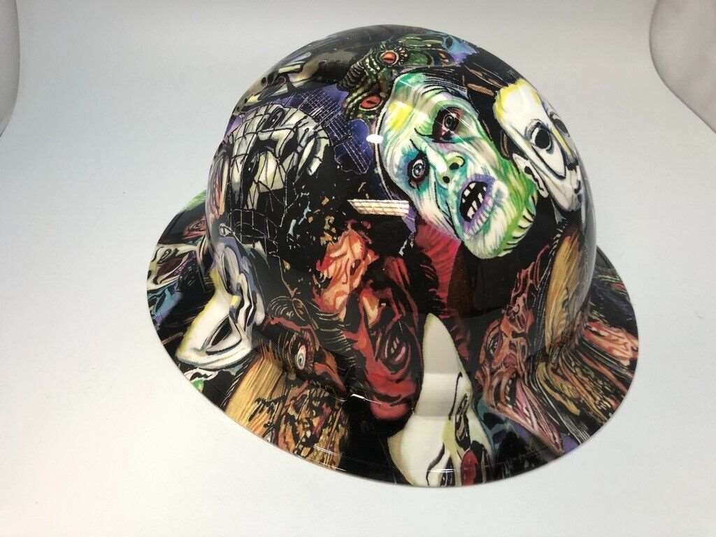 Badass hard hat with a Hydro dipped streaming design 