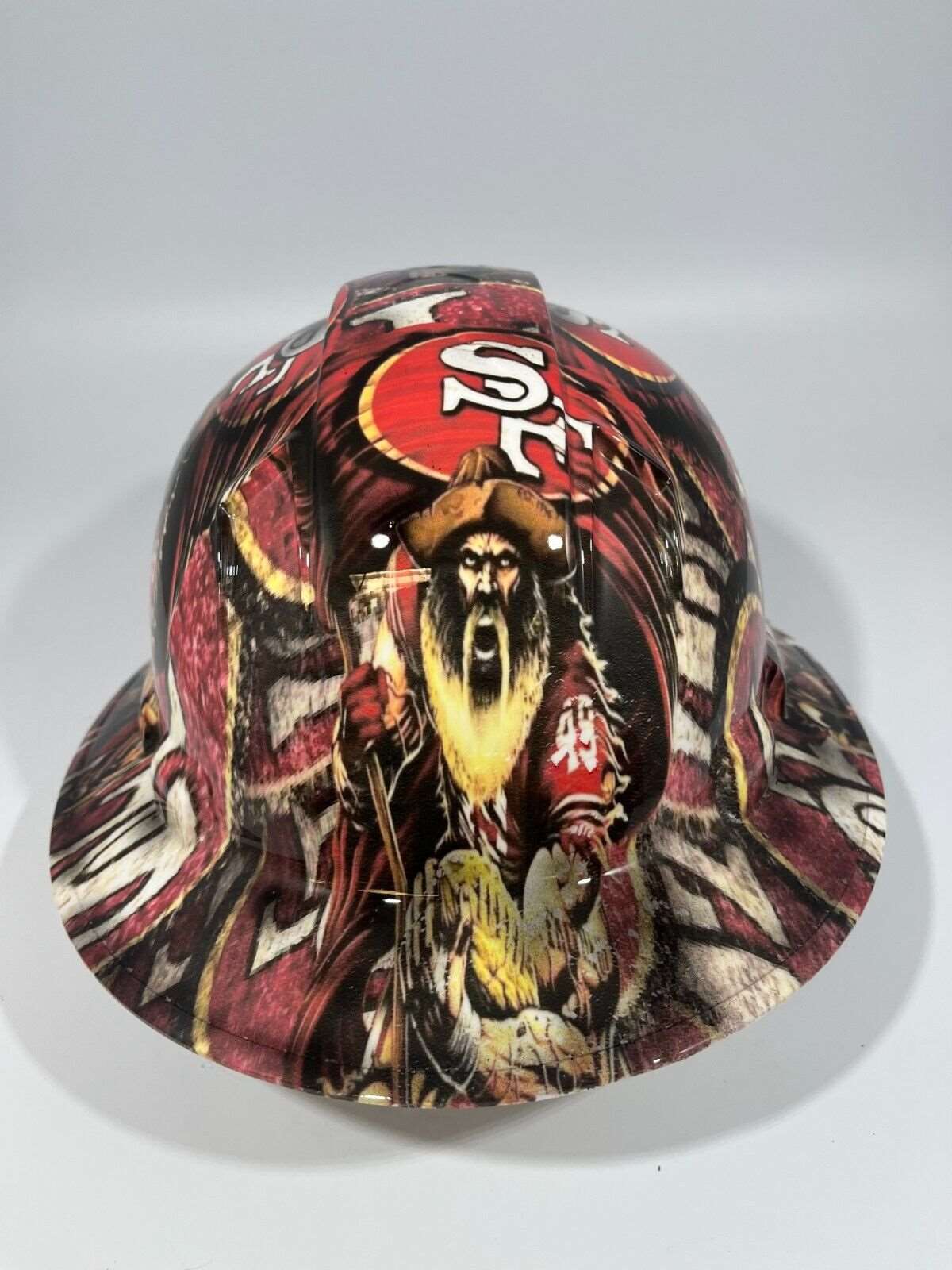 Badass hard hat with a Hydro dipped team design 