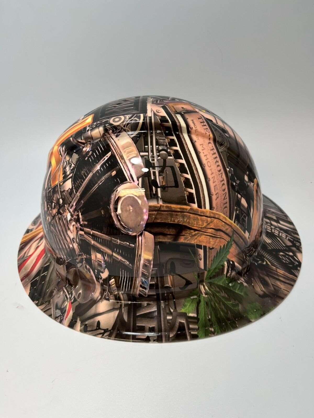 ANSI Type 1 Full Brim Hard Hat Custom Hydro Dipped HARLEY DAVIDSON