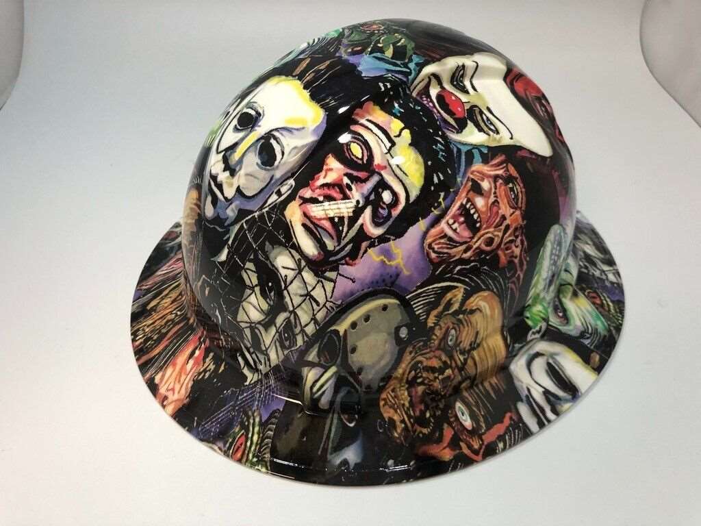 Badass hard hat with a Hydro dipped streaming design 