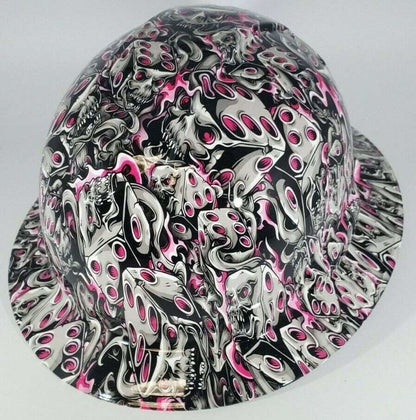 Bad ass hardhat with a fun hydro dipped design