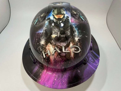 Bad ass hardhat with  hydro dipped gamer design 