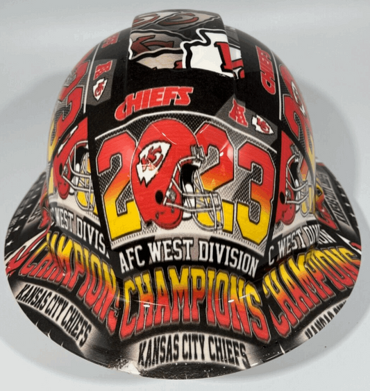 Badass hard hat with a Hydro dipped team design 