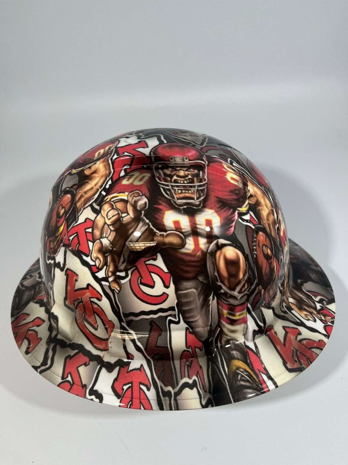 Badass hard hat with a Hydro dipped team design 