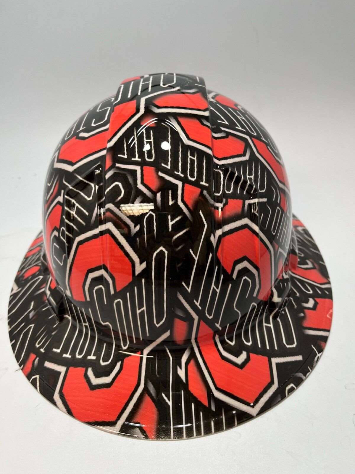 Badass hard hat with a Hydro dipped team design 