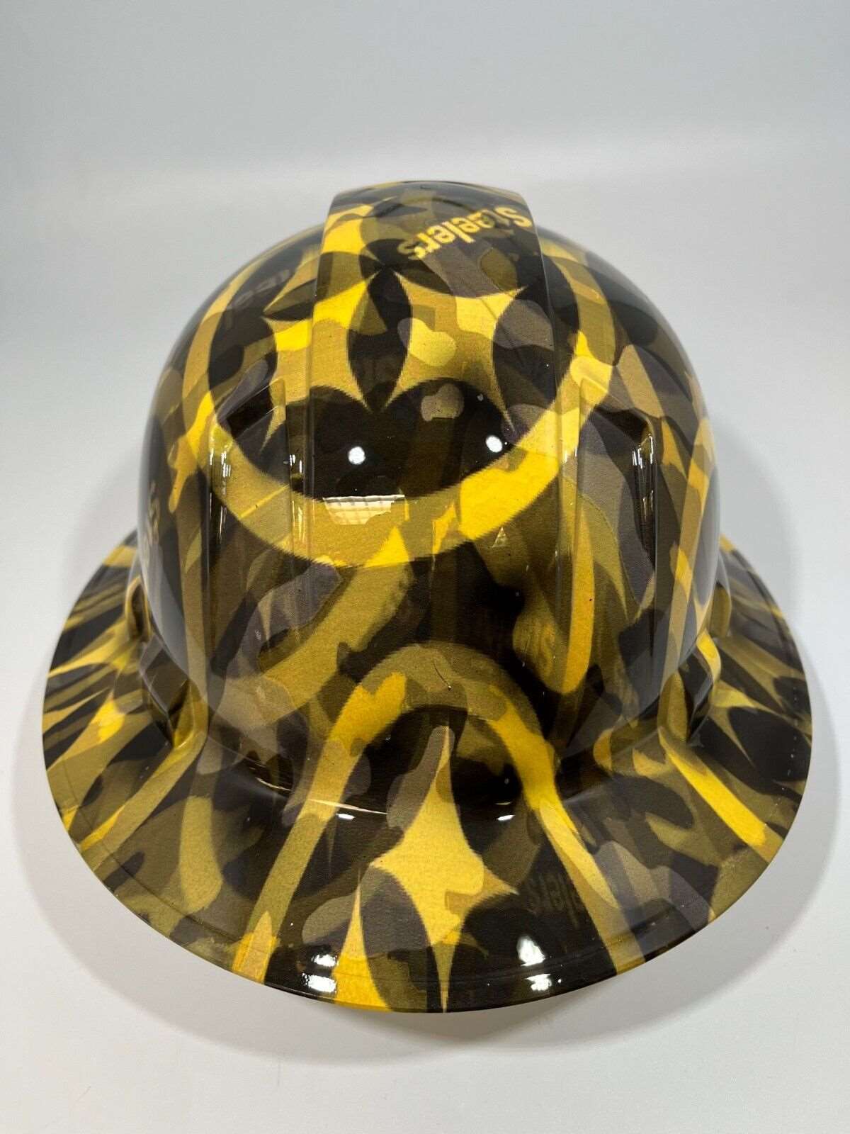 Badass hard hat with a Hydro dipped team design 