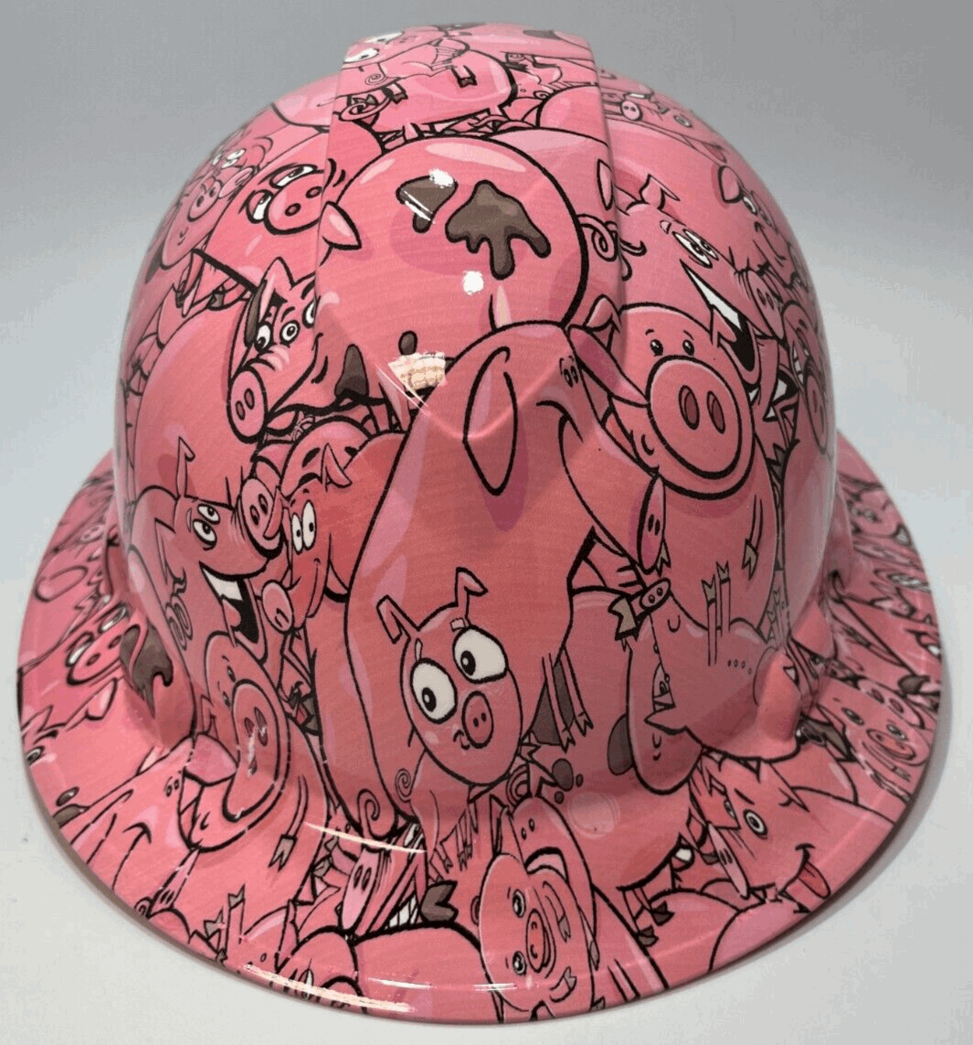 Badass hard hat with a Hydro dipped design 