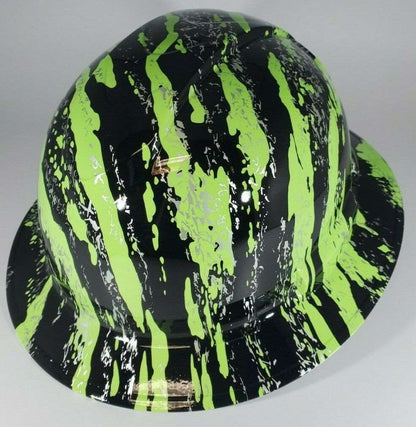 Bad ass hardhat with  hydro dipped camo design