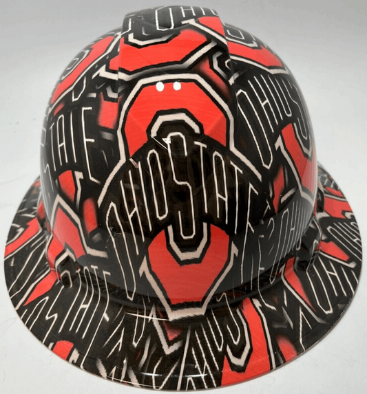 Badass hard hat with a Hydro dipped team design 