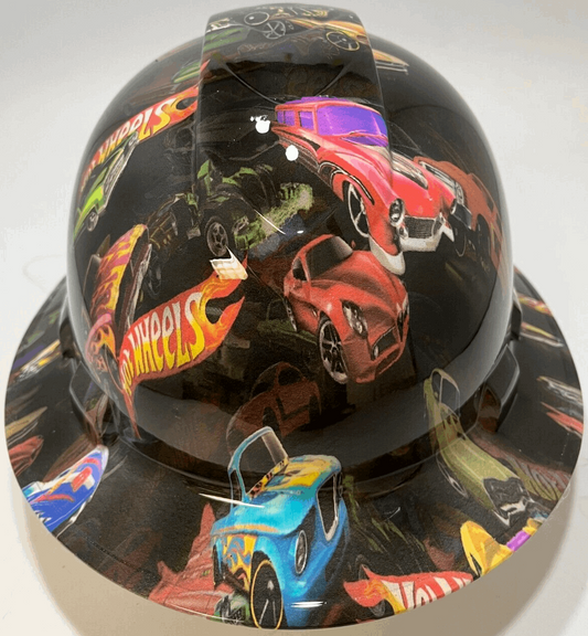 Badass hard hat with a Hydro dipped design 