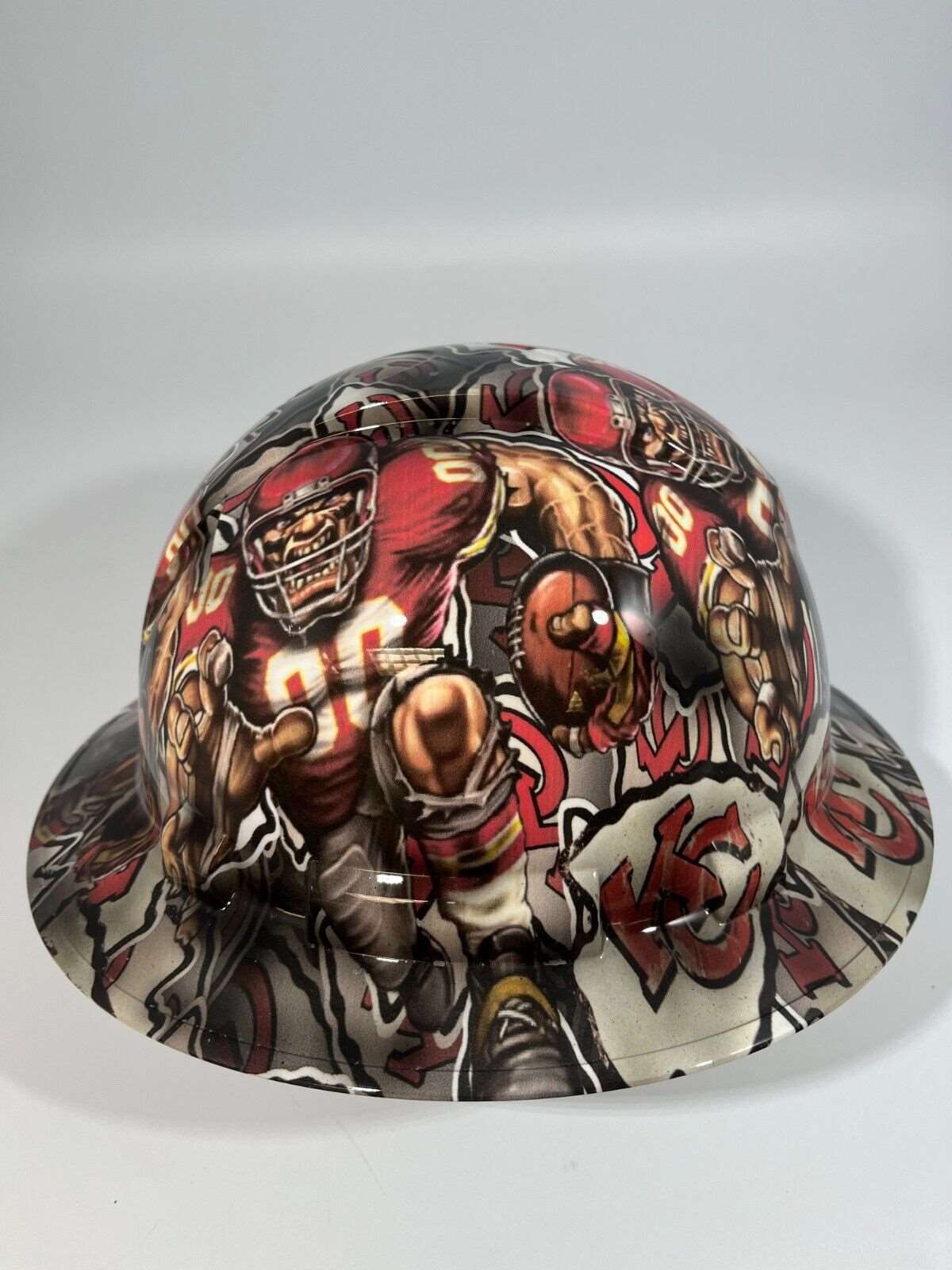 Badass hard hat with a Hydro dipped team design 