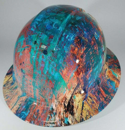 Badass hard hat with a Hydro dipped design 