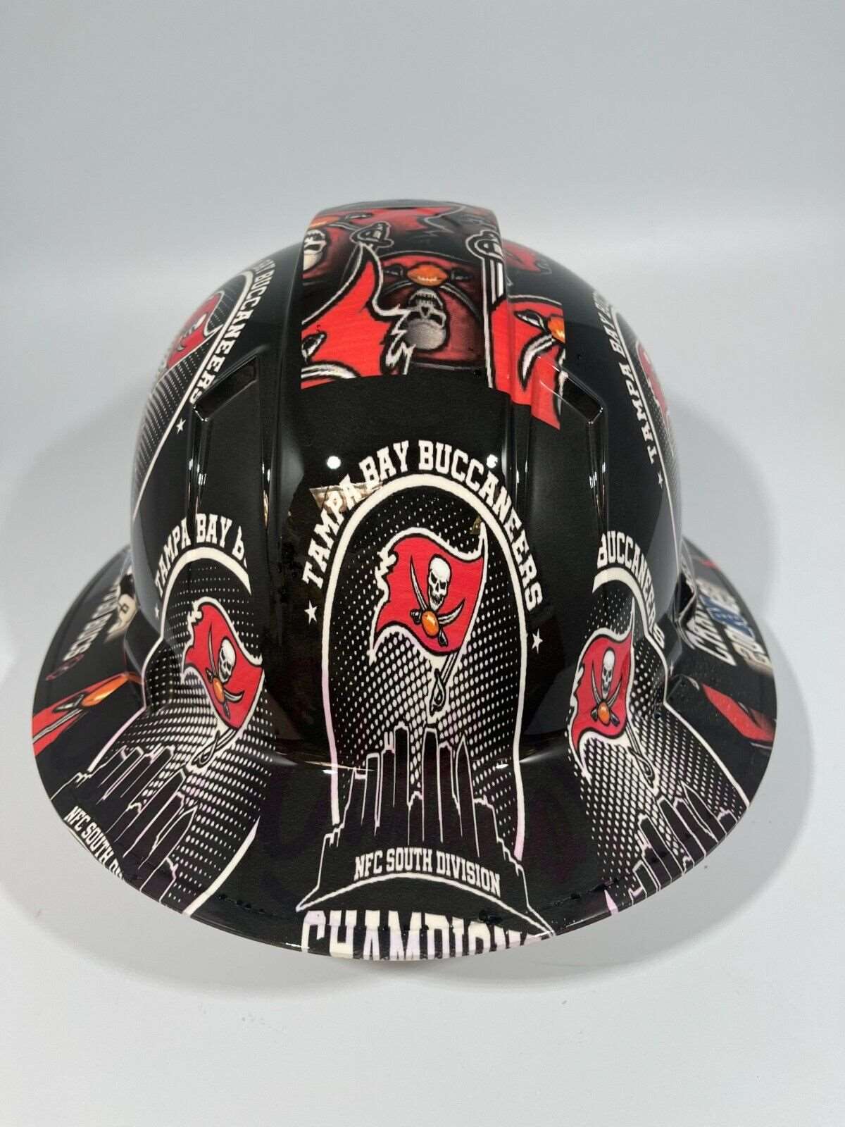 Badass hard hat with a Hydro dipped team design 