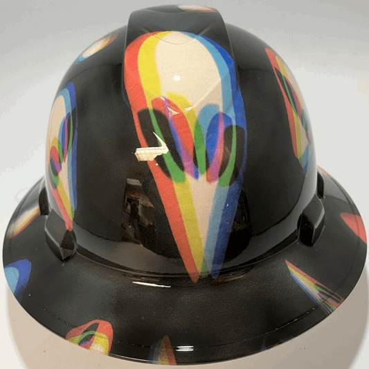 Badass hard hat with a Hydro dipped design 