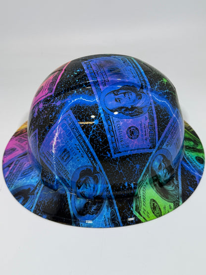 ALL ABOUT THE MONEY Full Brim Hard Hat