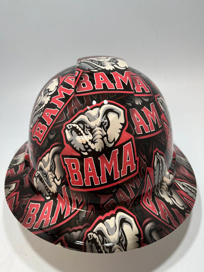 Badass hard hat with a Hydro dipped team design 