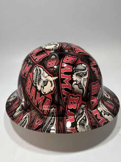 Badass hard hat with a Hydro dipped team design 