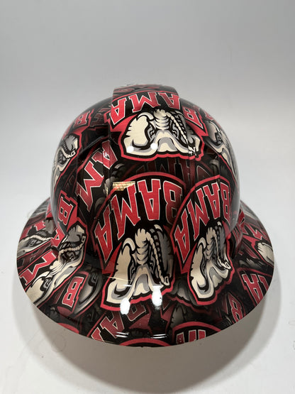 Badass hard hat with a Hydro dipped team design 