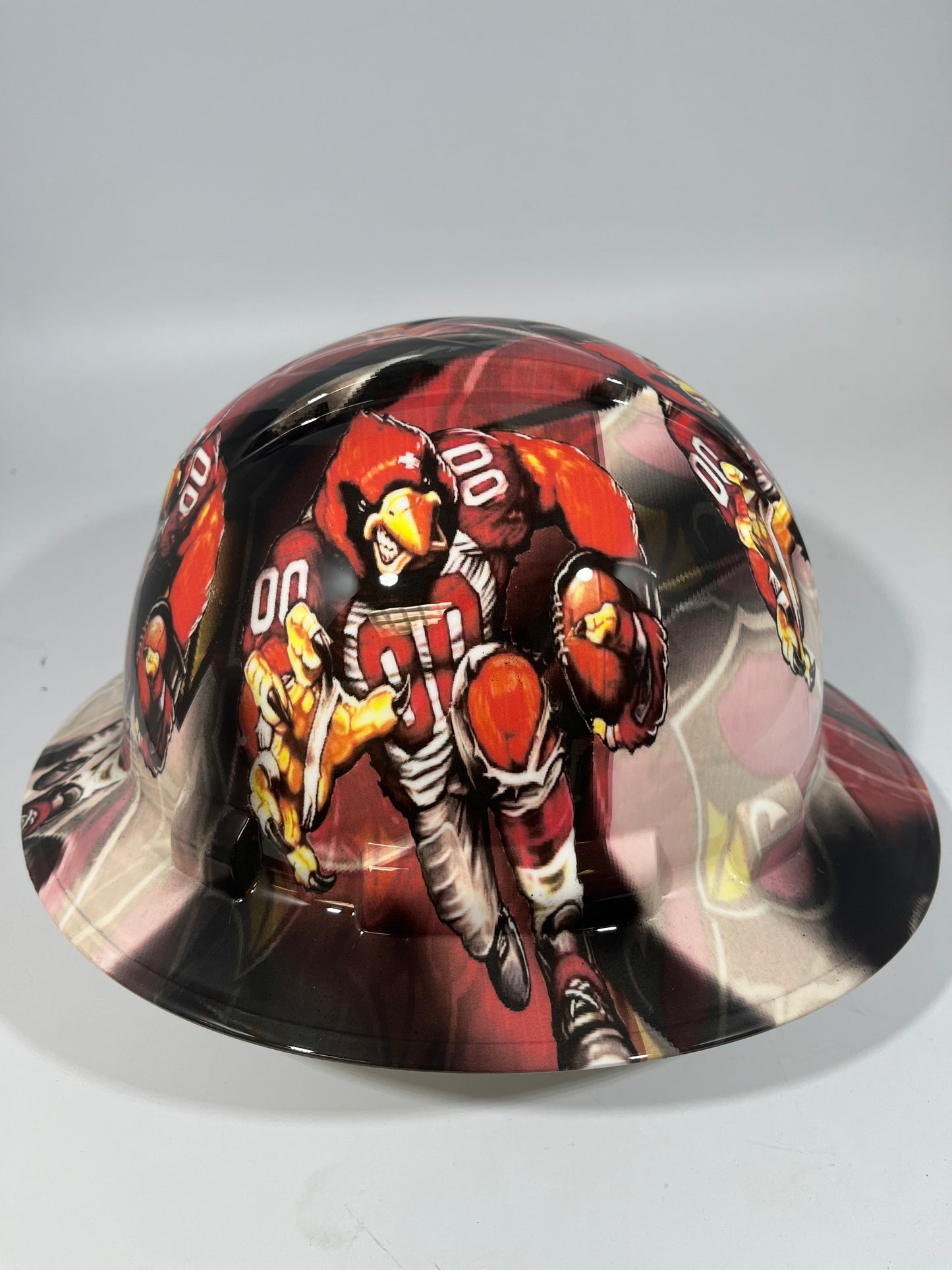 Full Brim Hard Hat Hydro Dipped ARIZONA CARDINALS