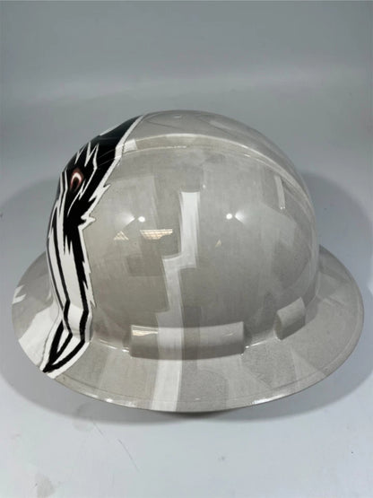 Full Brim Hard Hat Hydro Dipped BALTIMORE RAVENS SALUTE TO SERVICE EDITION