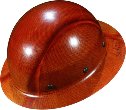 Full Brim Hard Hat Hydro Dipped  (FIBER HARD HAT)  DESIGN OF YOUR CHOICE