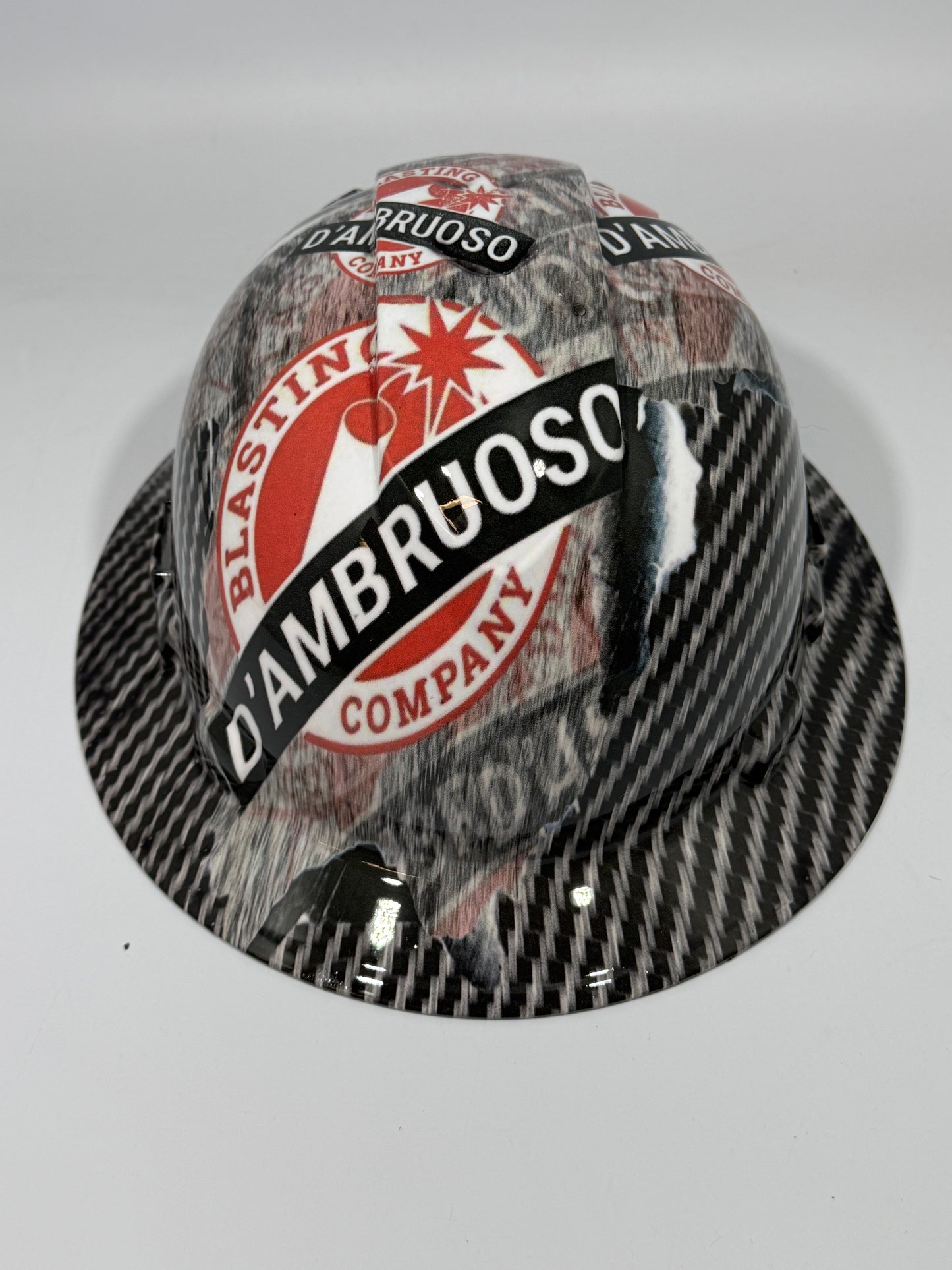 Full Brim Hard Hat Hydro Dipped D'AMBRUSO