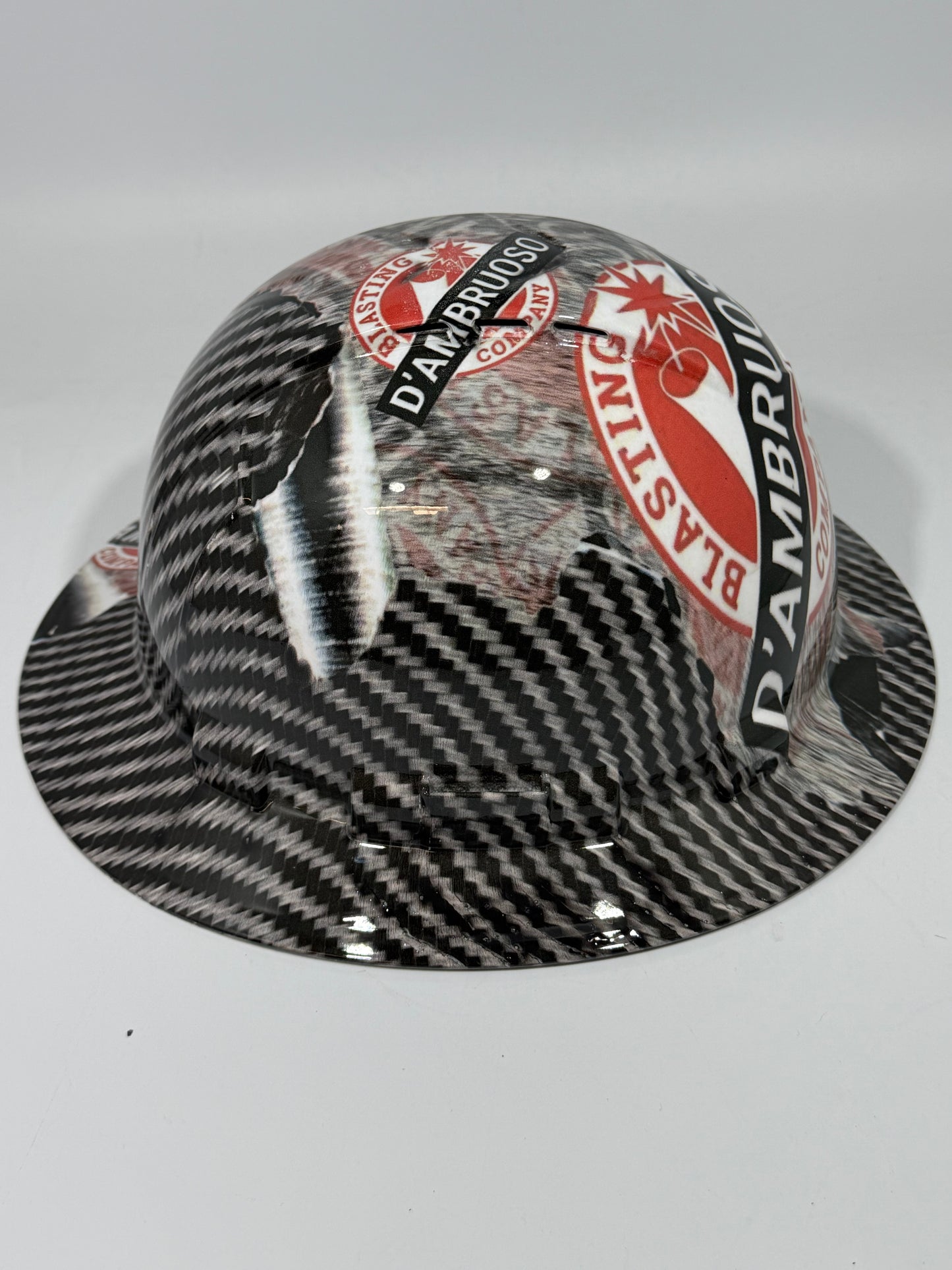 Full Brim Hard Hat Hydro Dipped D'AMBRUSO