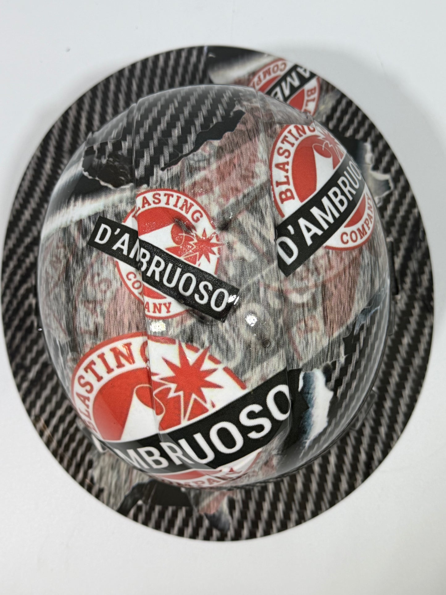 Full Brim Hard Hat Hydro Dipped D'AMBRUSO