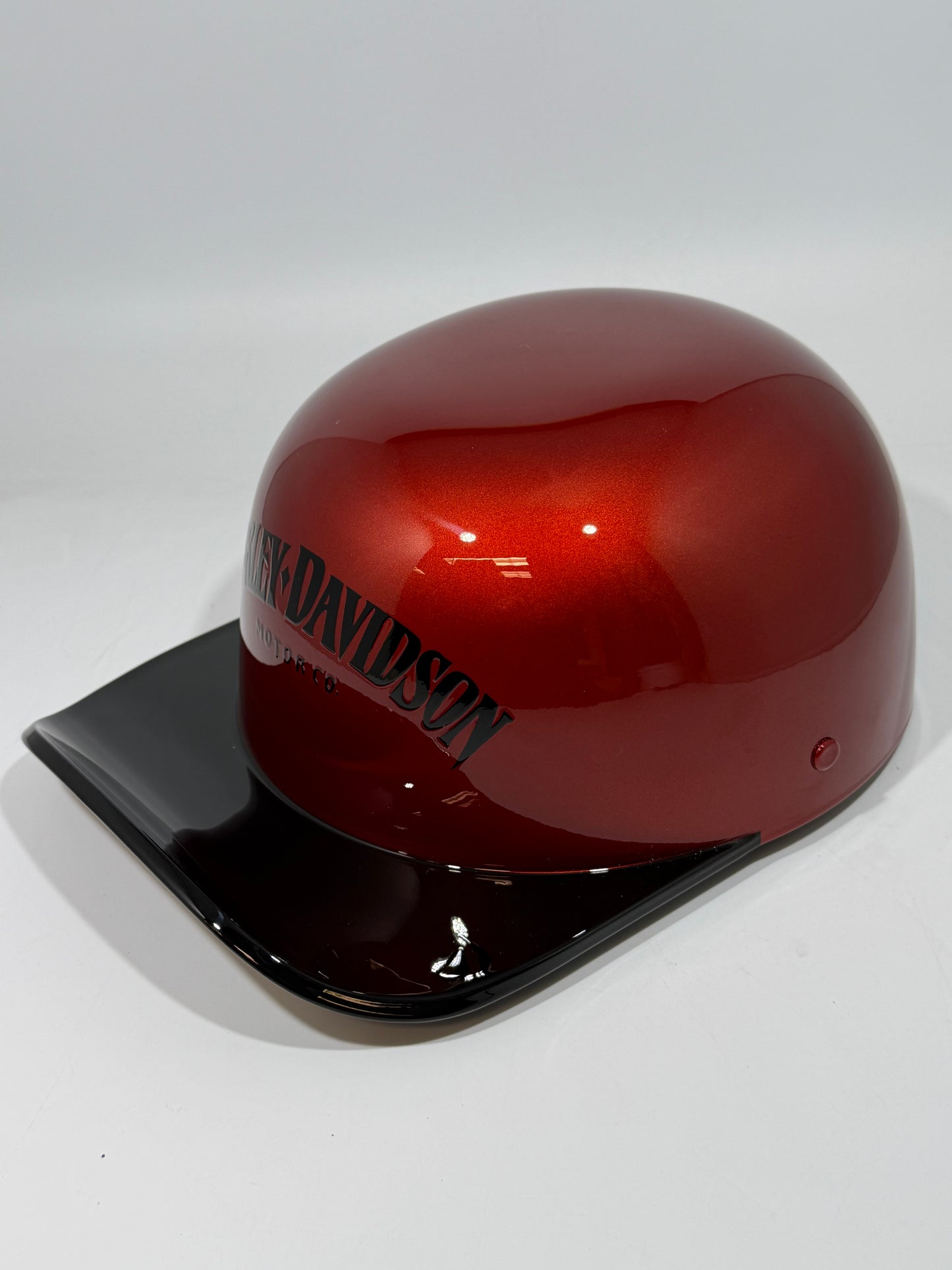 Baseball Cap Style Motorcycle Helmet CUSTOM PAINT & LOGOS