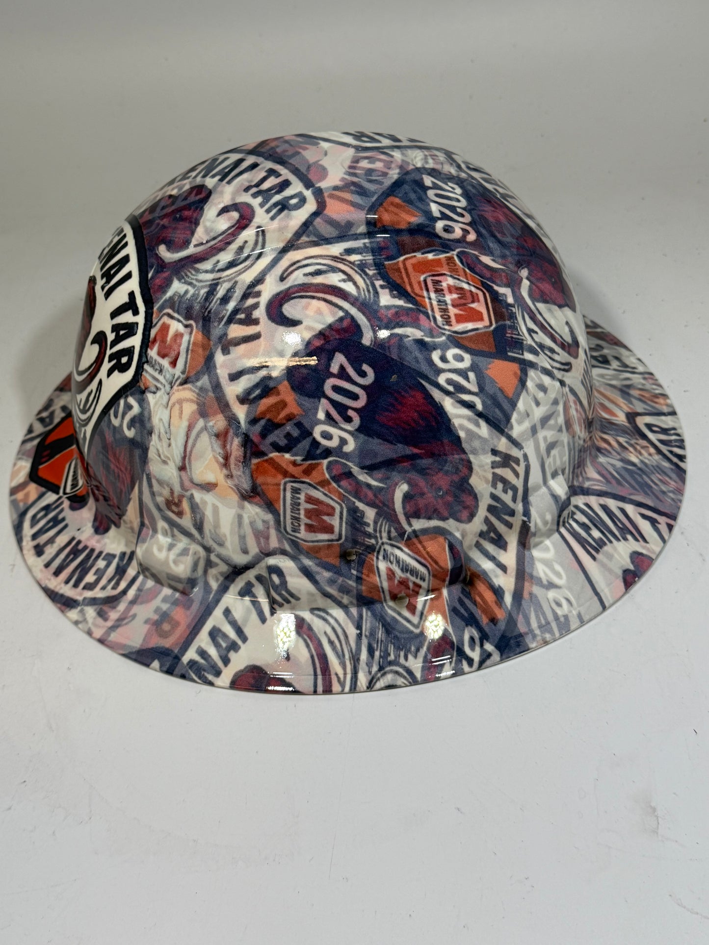 Full Brim Hard Hat Hydro Dipped KENAI TAR