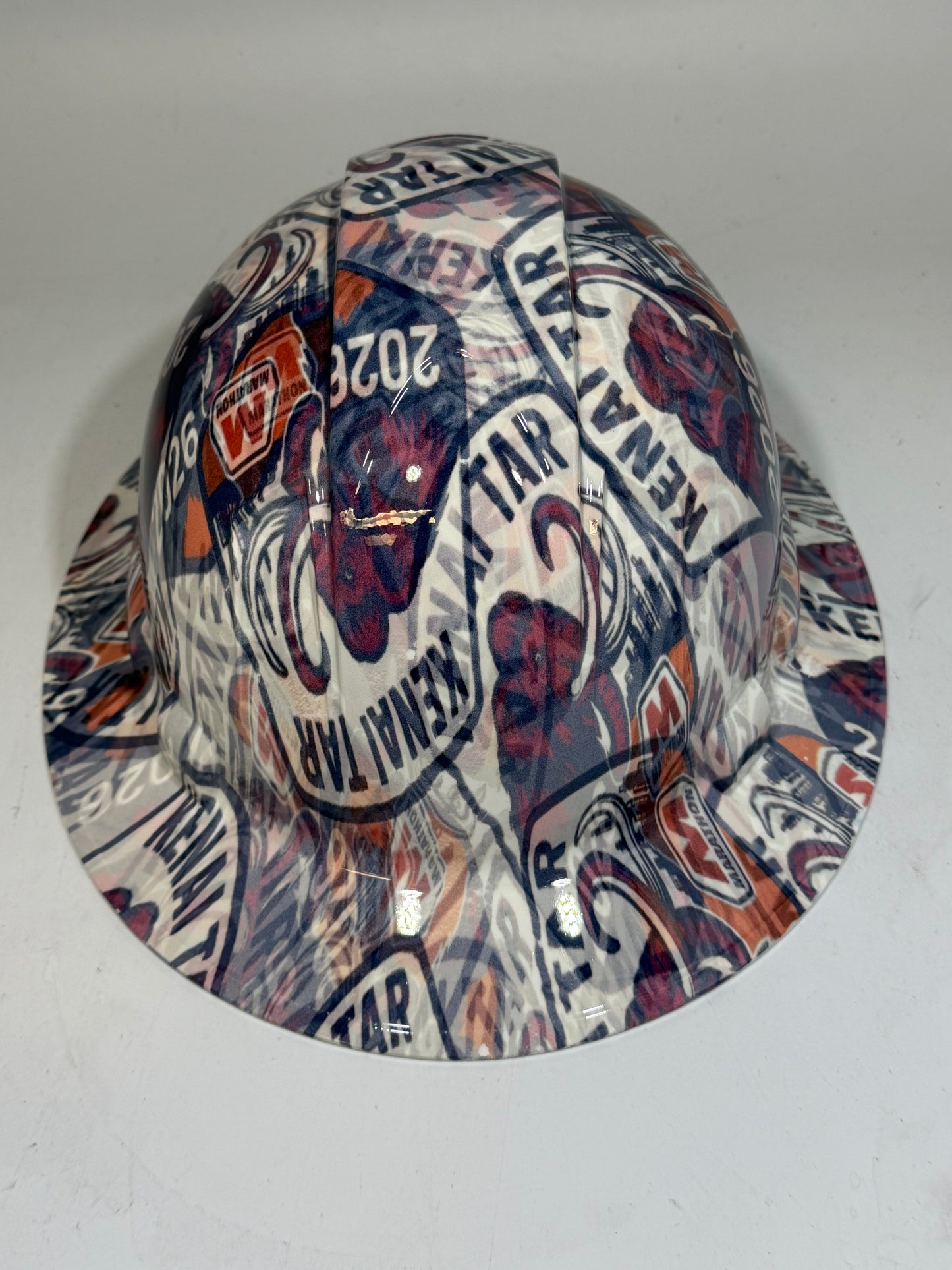 Full Brim Hard Hat Hydro Dipped KENAI TAR