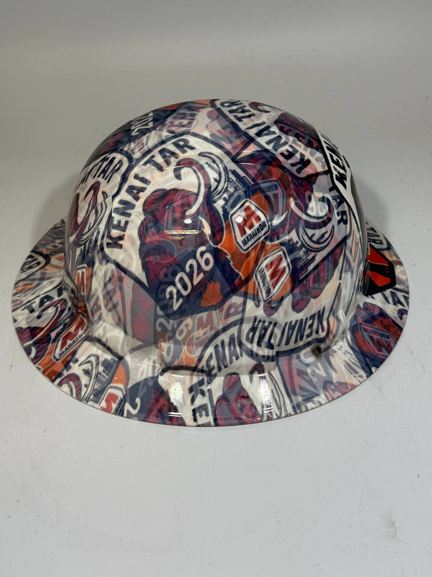 Full Brim Hard Hat Hydro Dipped KENAI TAR