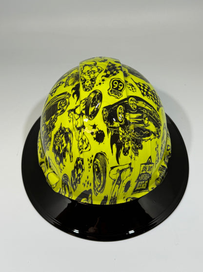 Full Brim Hard Hat Hydro Dipped AUTO RAMA