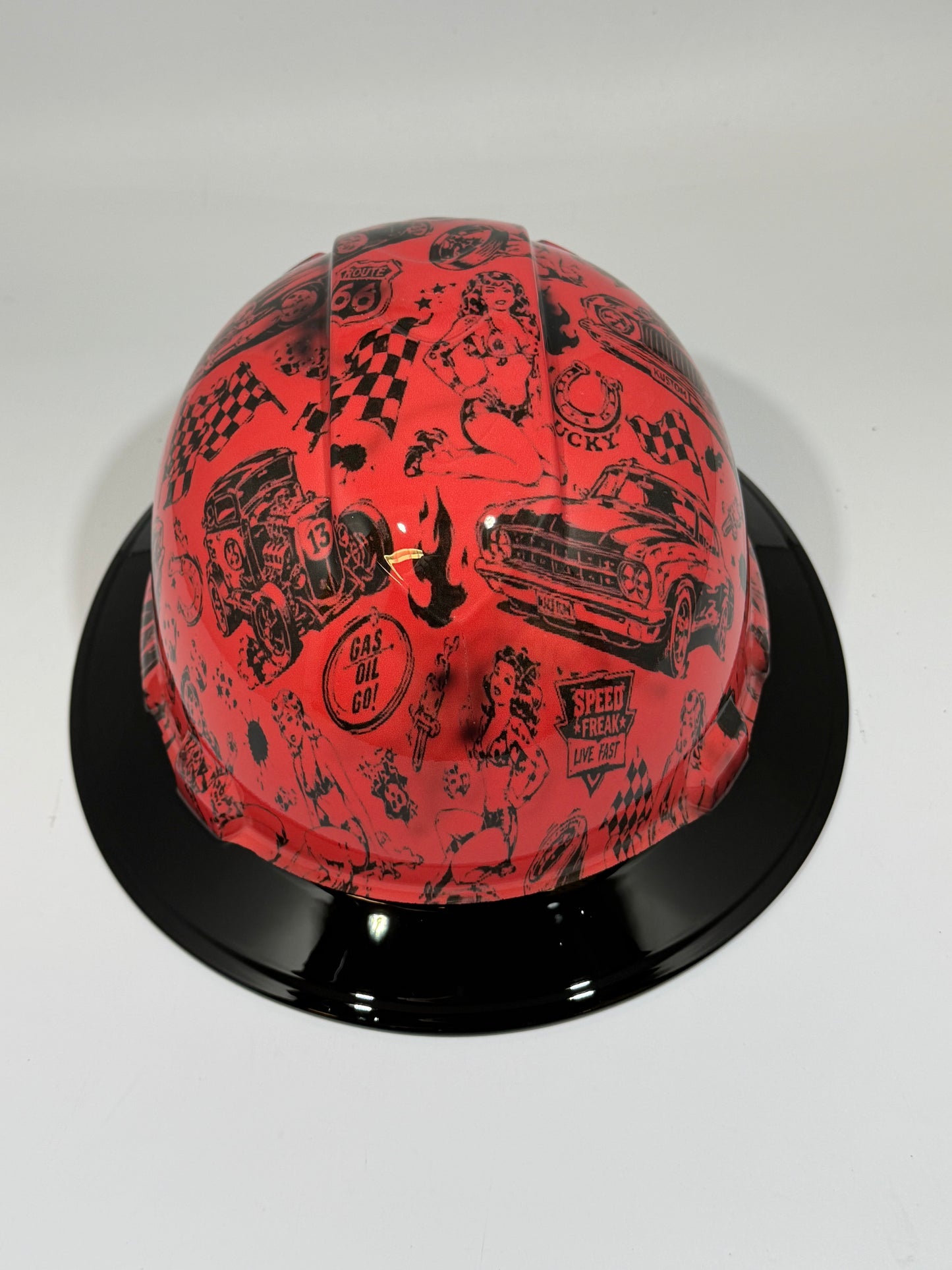 Full Brim Hard Hat Hydro Dipped AUTO RAMA