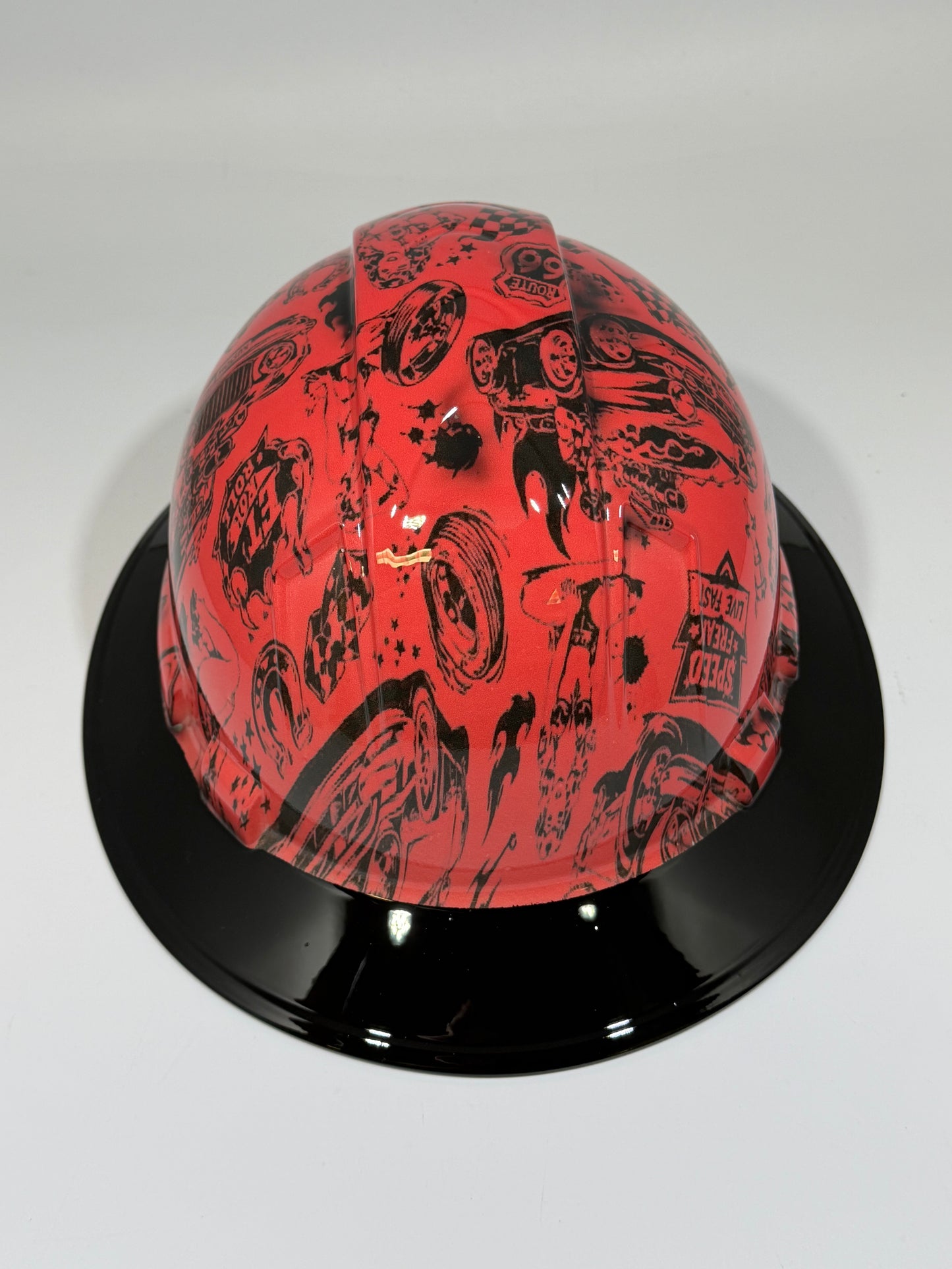Full Brim Hard Hat Hydro Dipped AUTO RAMA