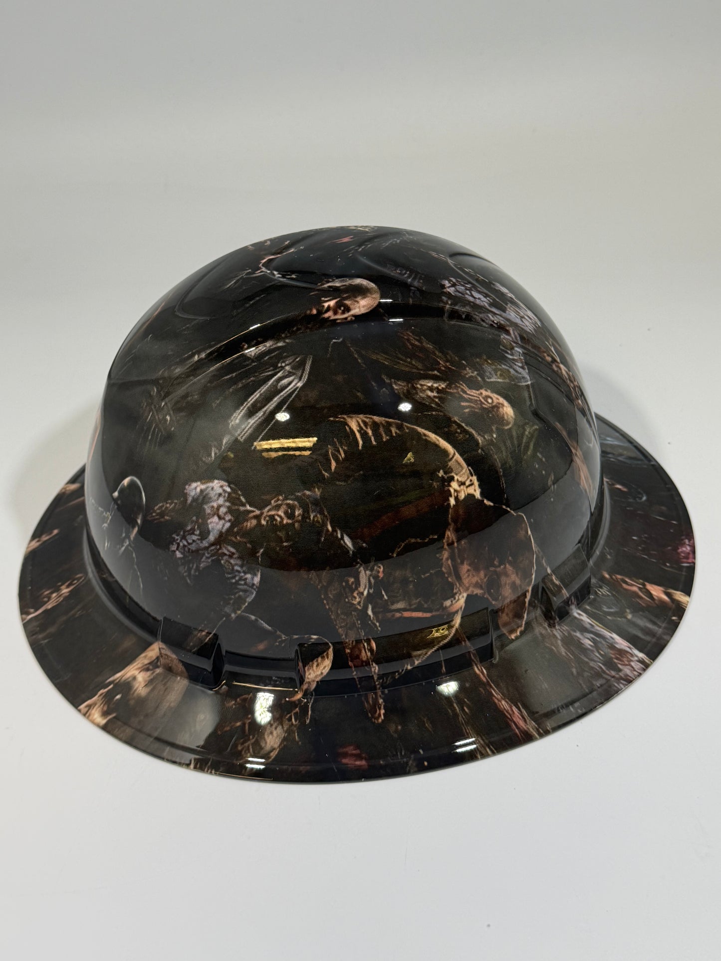 Full Brim Hard Hat Hydro Dipped RESIDENT EVIL
