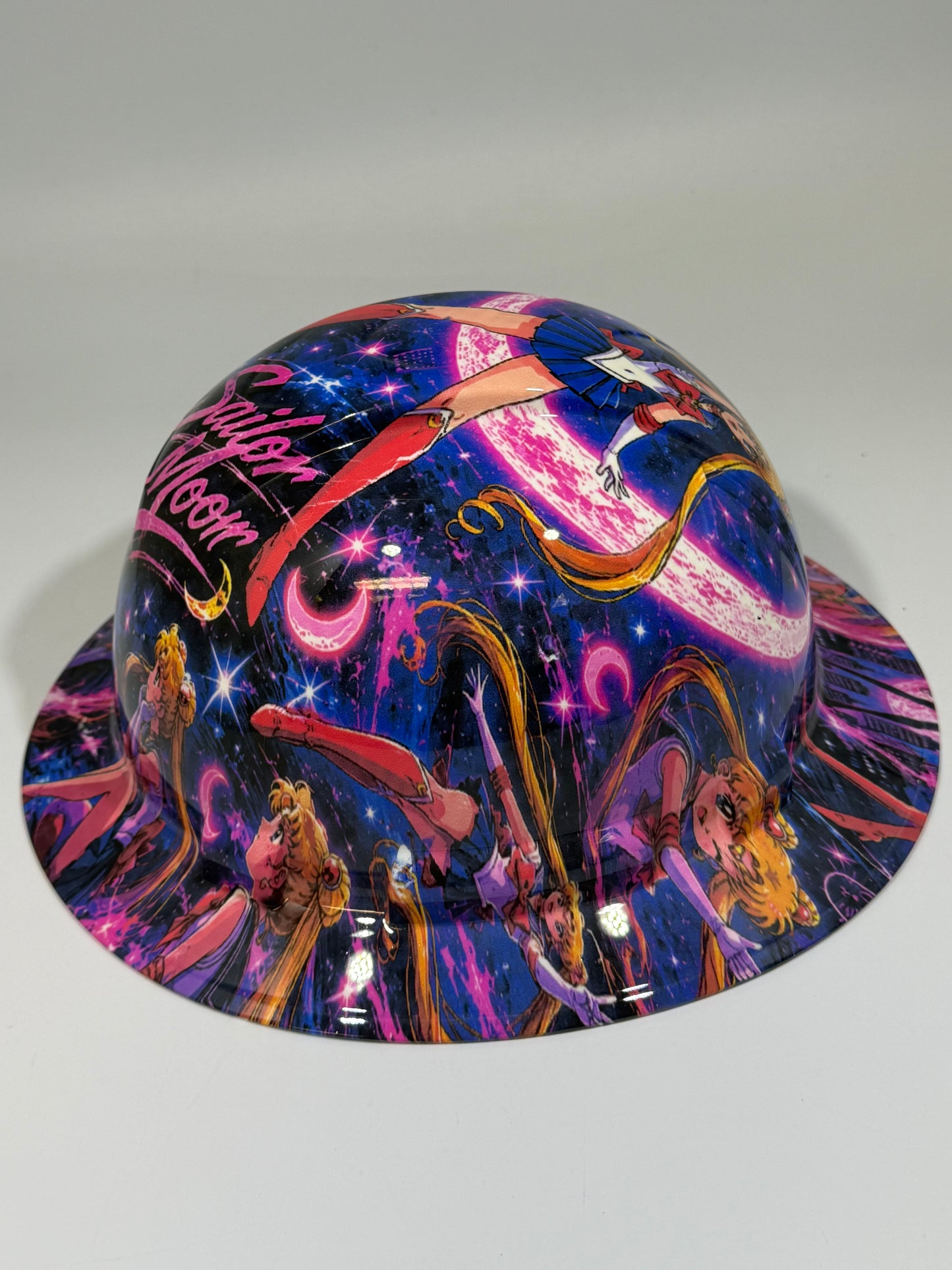 Full Brim Hard Hat Hydro Dipped SAILOR MOON